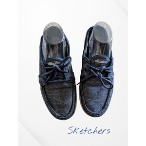 Sketchers on-the-go lace-up boat shoes/sneakers    Sz 8.5